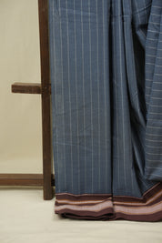 Blue Cotton IIkal Saree - SRBCIS1143