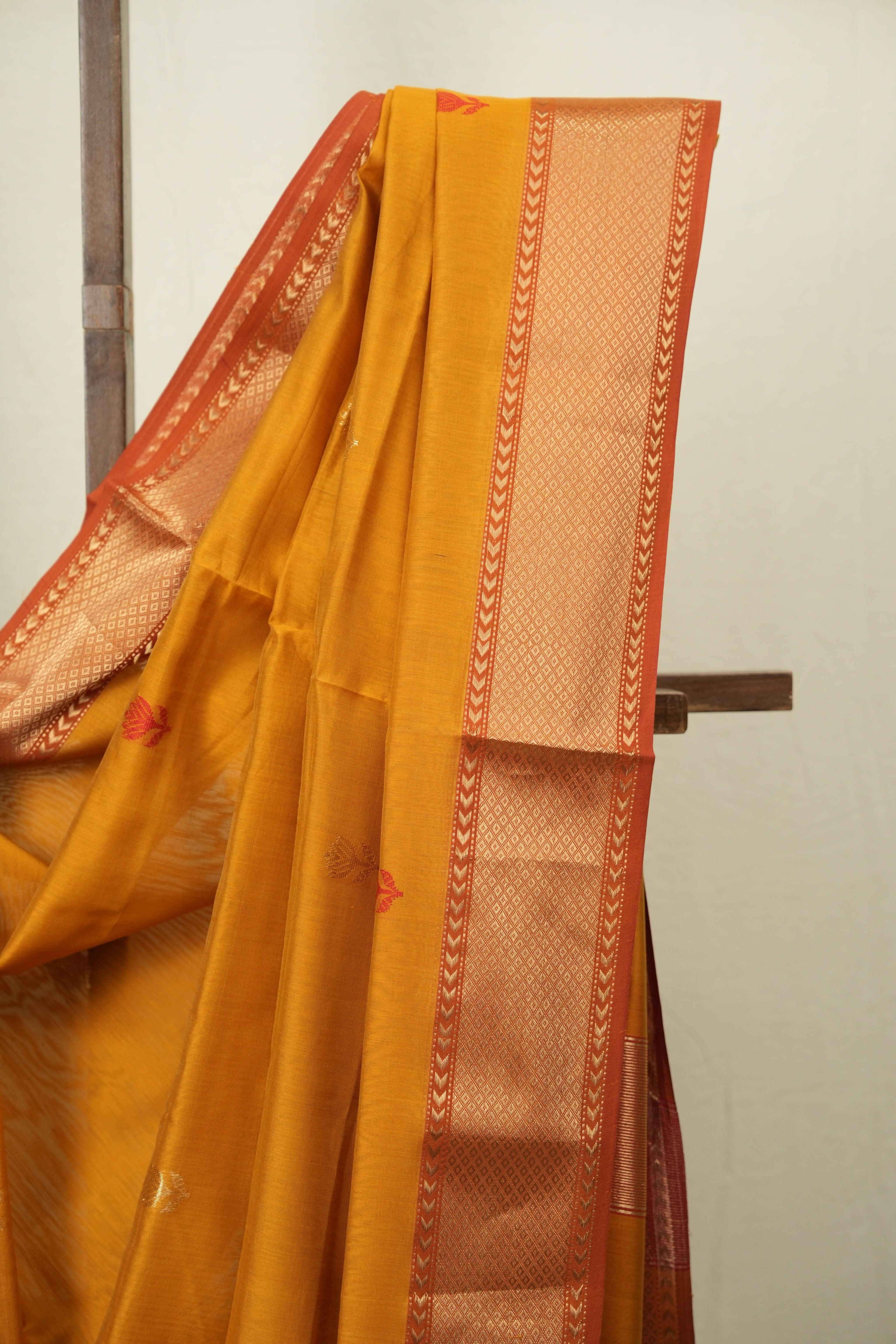 Musturd Maheshwari Saree - SRMMS1231