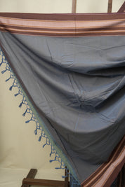 Blue Cotton IIkal Saree - SRBCIS1143