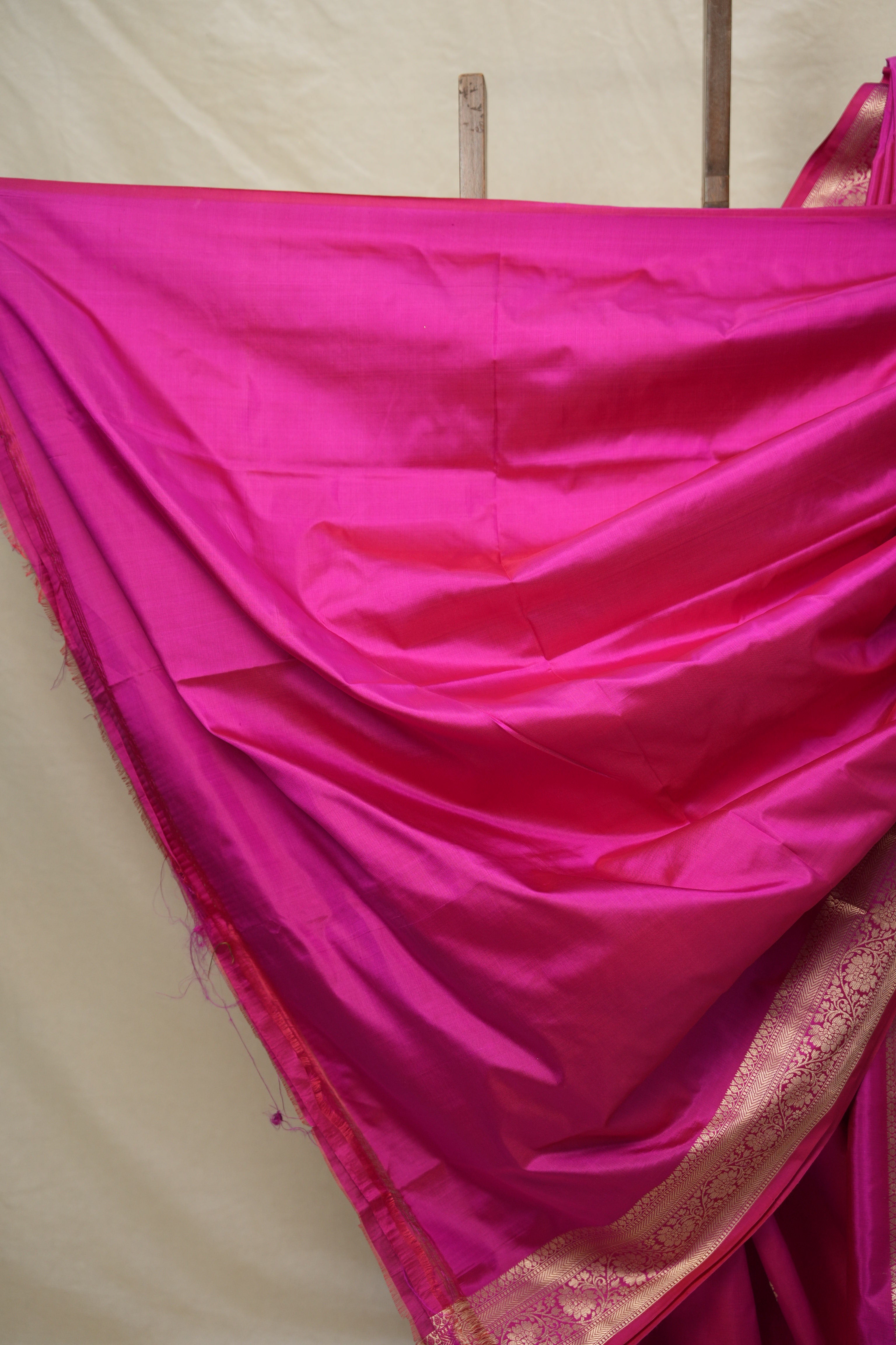 Rani Pink Banarasi Silk Saree - SRRPBSS855