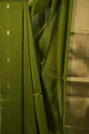 Mehandi Green Maheshwari Saree - SRMGMS1175