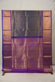 Golden Purple Gadwal Silk Saree - SRGPGSS596