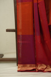 Multicolour Maheshwari Saree - SRMMS1208