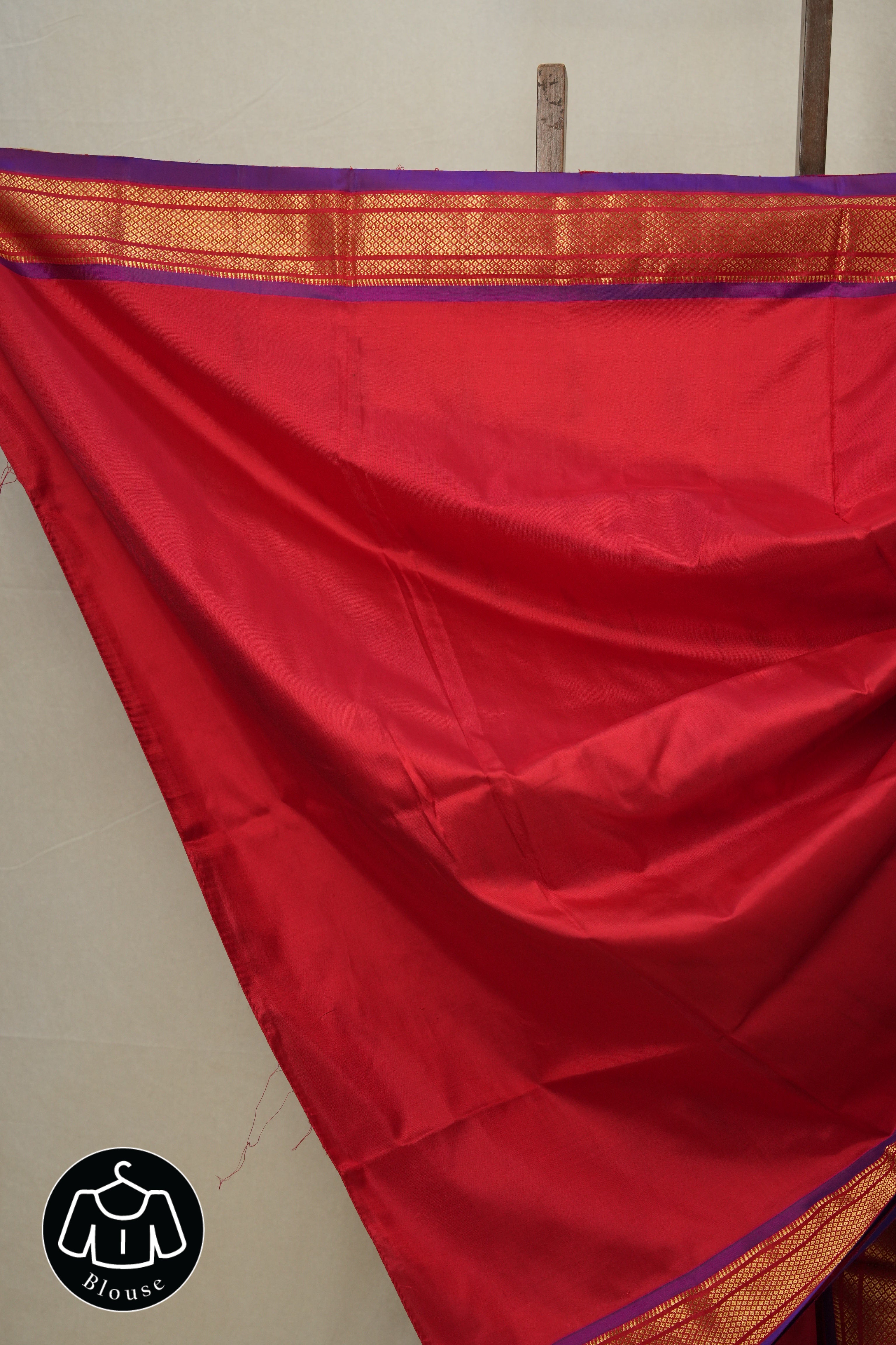 Red Silk Paithani Saree-SRRSPS545