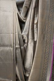Golden Blue Banarasi Silk Saree - SRGBBSS842