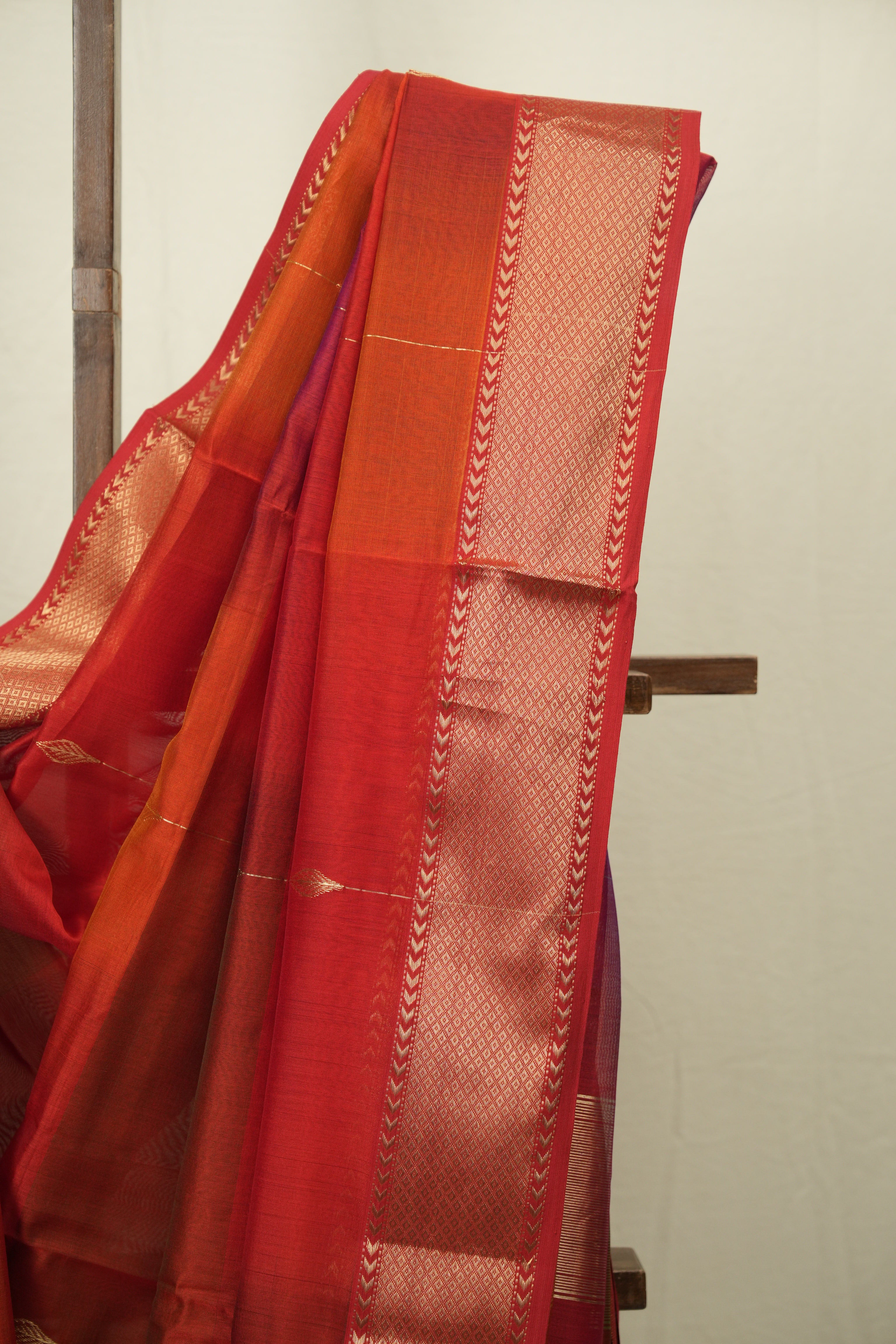Multicolour Maheshwari Saree - SRMMS1208