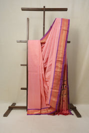 Peach Silk Paithani Saree - SRPSPS259
