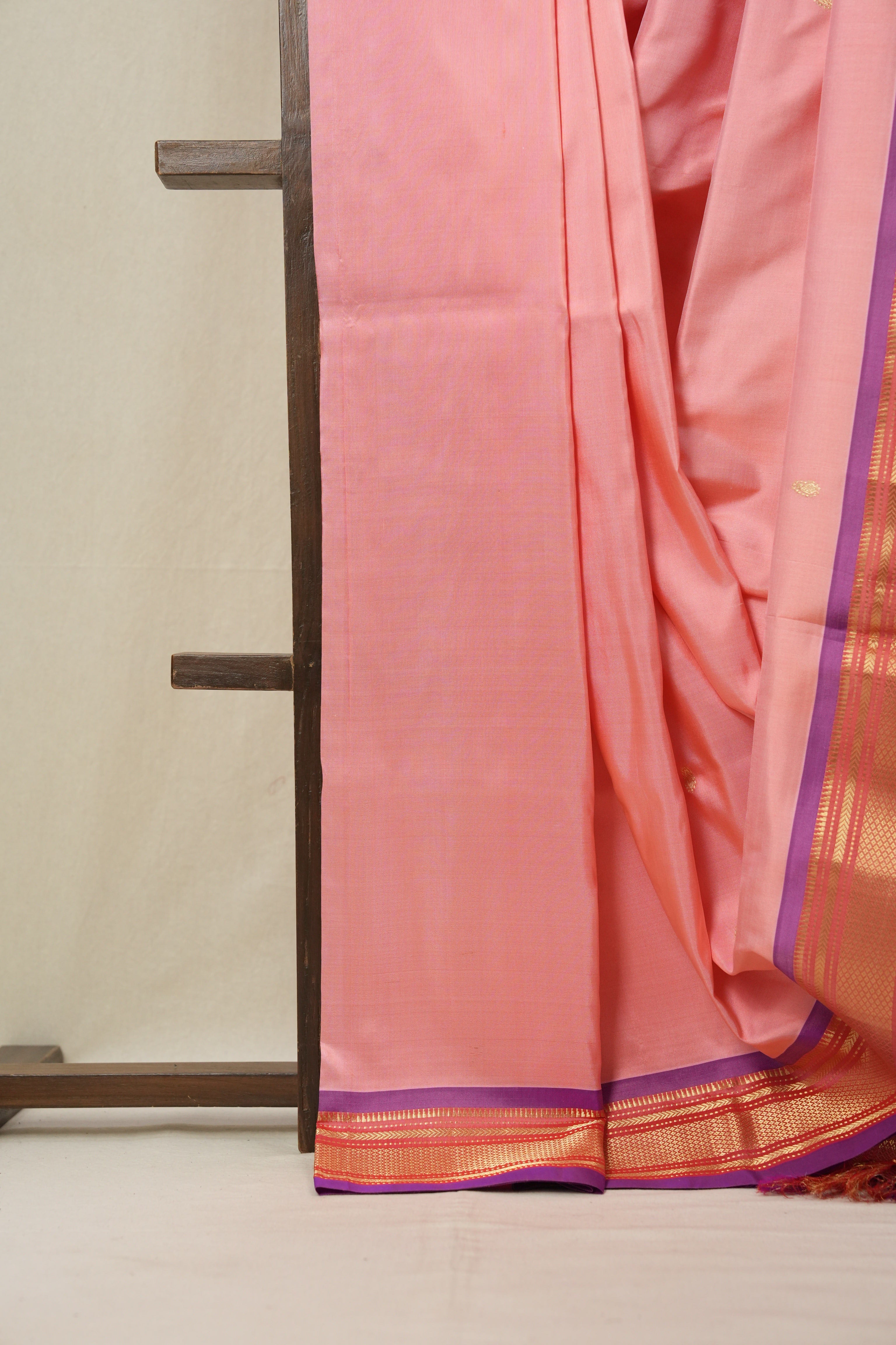 Peach Silk Paithani Saree - SRPSPS259