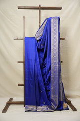 Royal Blue Banarasi Silk Saree - SRRBBSS851