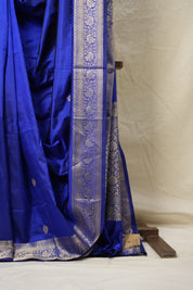 Royal Blue Banarasi Silk Saree - SRRBBSS851