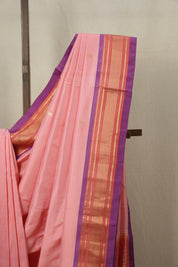 Peach Silk Paithani Saree - SRPSPS259