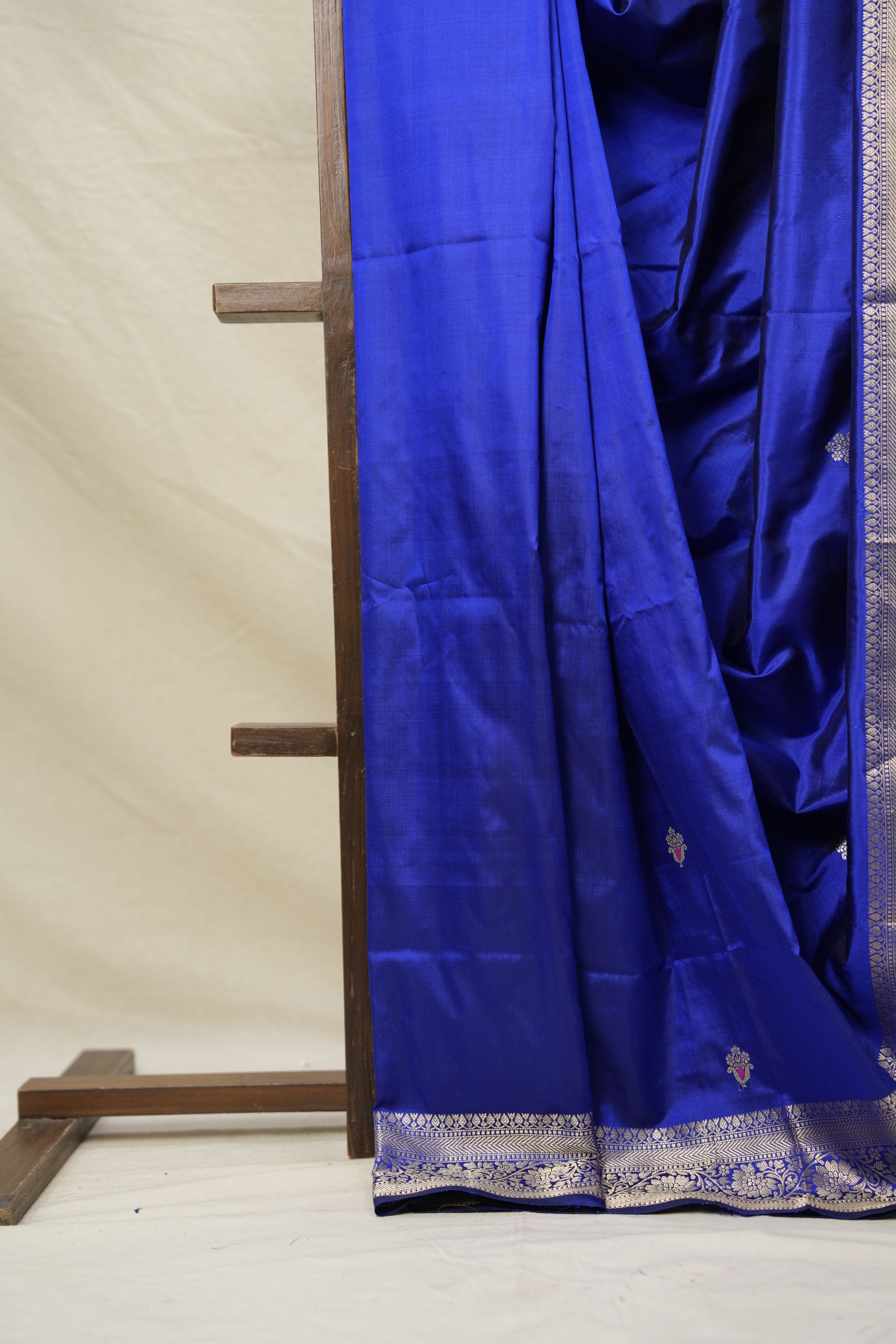 Royal Blue Banarasi Silk Saree - SRRBBSS851