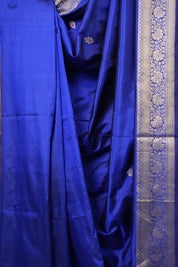 Royal Blue Banarasi Silk Saree - SRRBBSS851