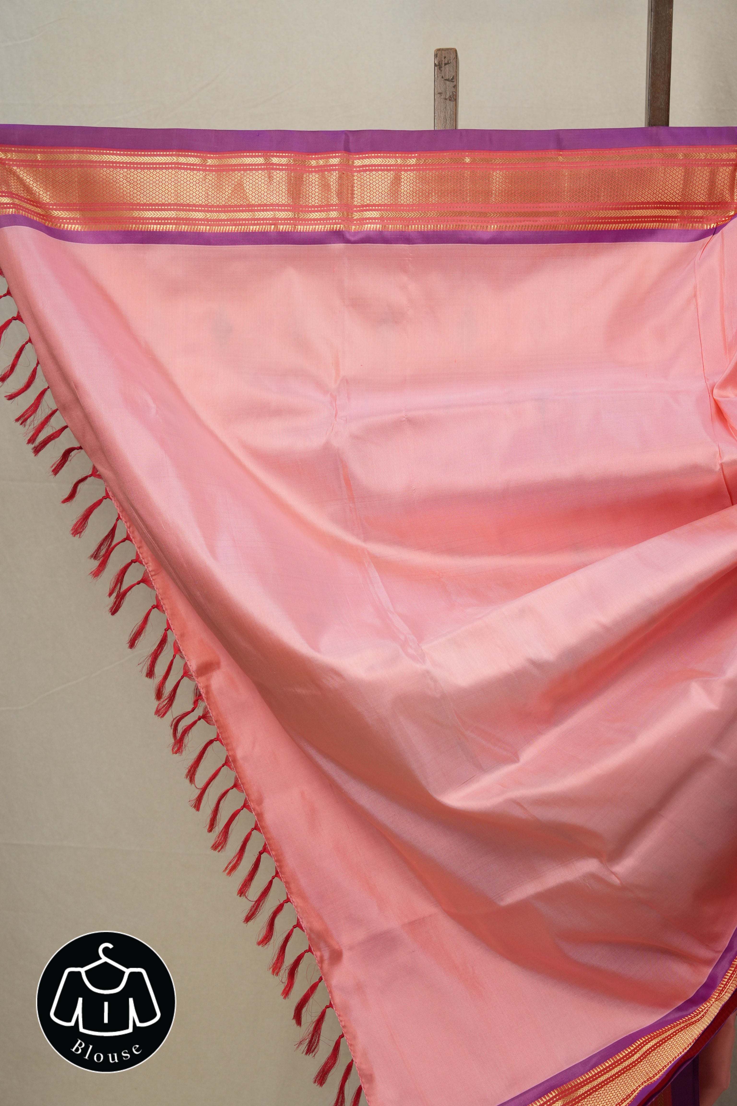 Peach Silk Paithani Saree - SRPSPS259