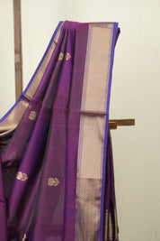 Purple Maheshwari Saree - SRPMS1228