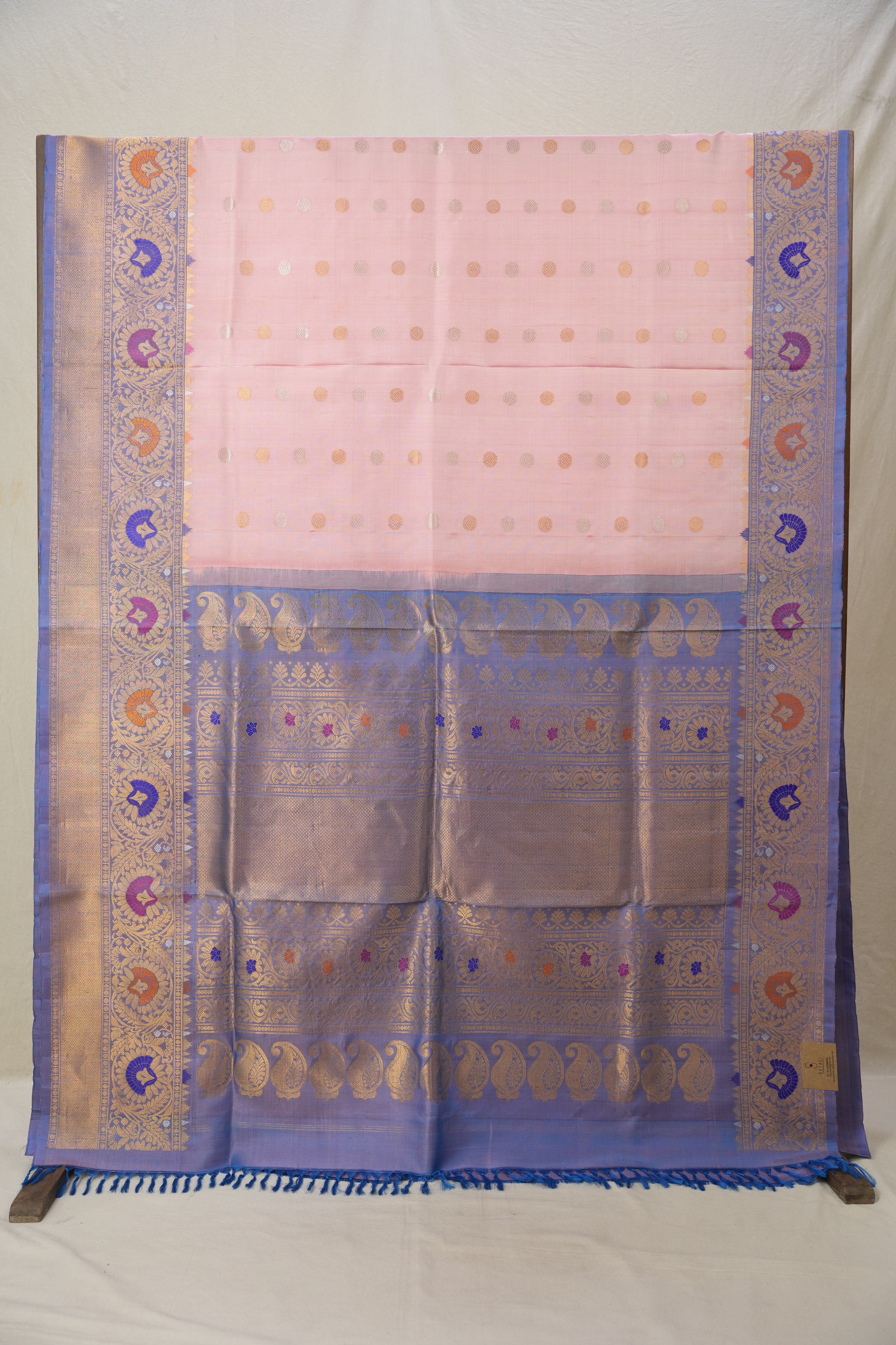 Pink Gadwal Silk Saree - SRPGSS499