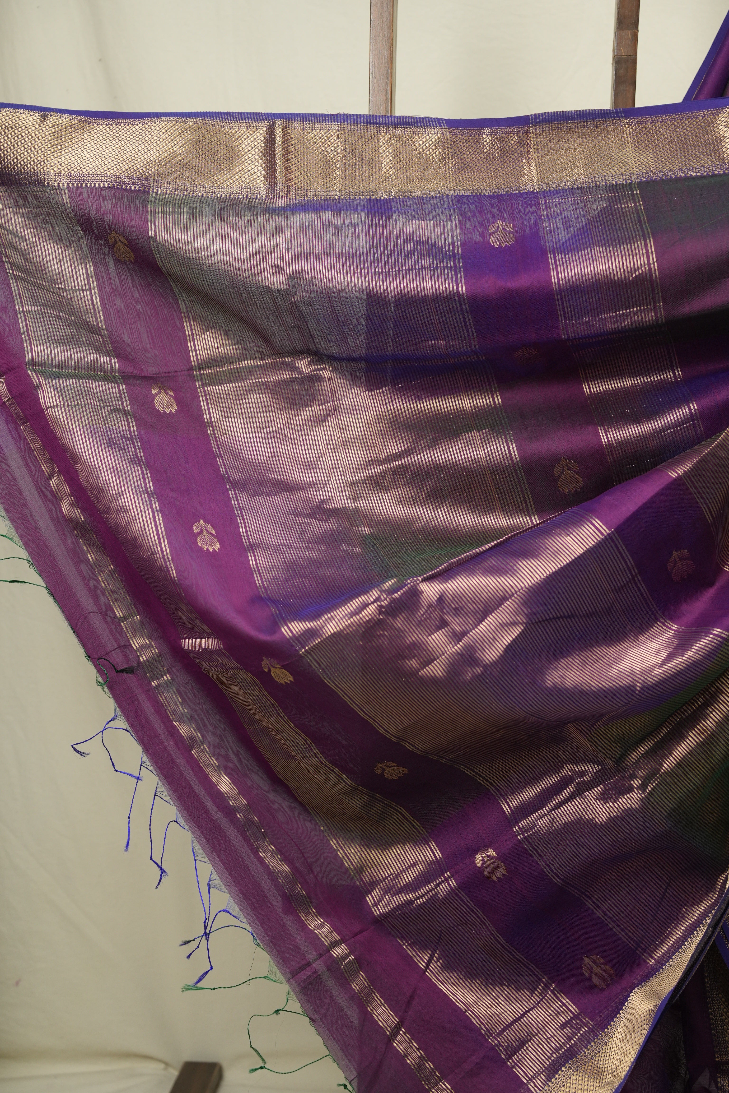 Purple Maheshwari Saree - SRPMS1228