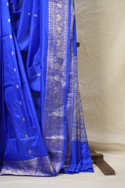 Blue Banarasi Silk Saree - SRBBSS849