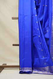Blue Banarasi Silk Saree - SRBBSS849