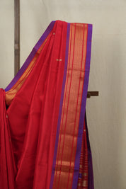 Red Silk Paithani Saree -  SRRSPS294
