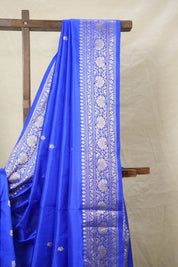 Blue Banarasi Silk Saree - SRBBSS849