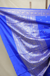 Blue Banarasi Silk Saree - SRBBSS849