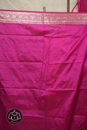Rani Pink Banarasi Silk Saree - SRRPBSS848