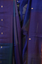 Blue Maheshwari Saree - SRBMS1192
