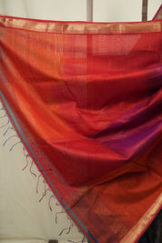 Blue Maheshwari Saree - SRBMS1192