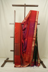 Multicolour Maheshwari Saree - SRMMS1190