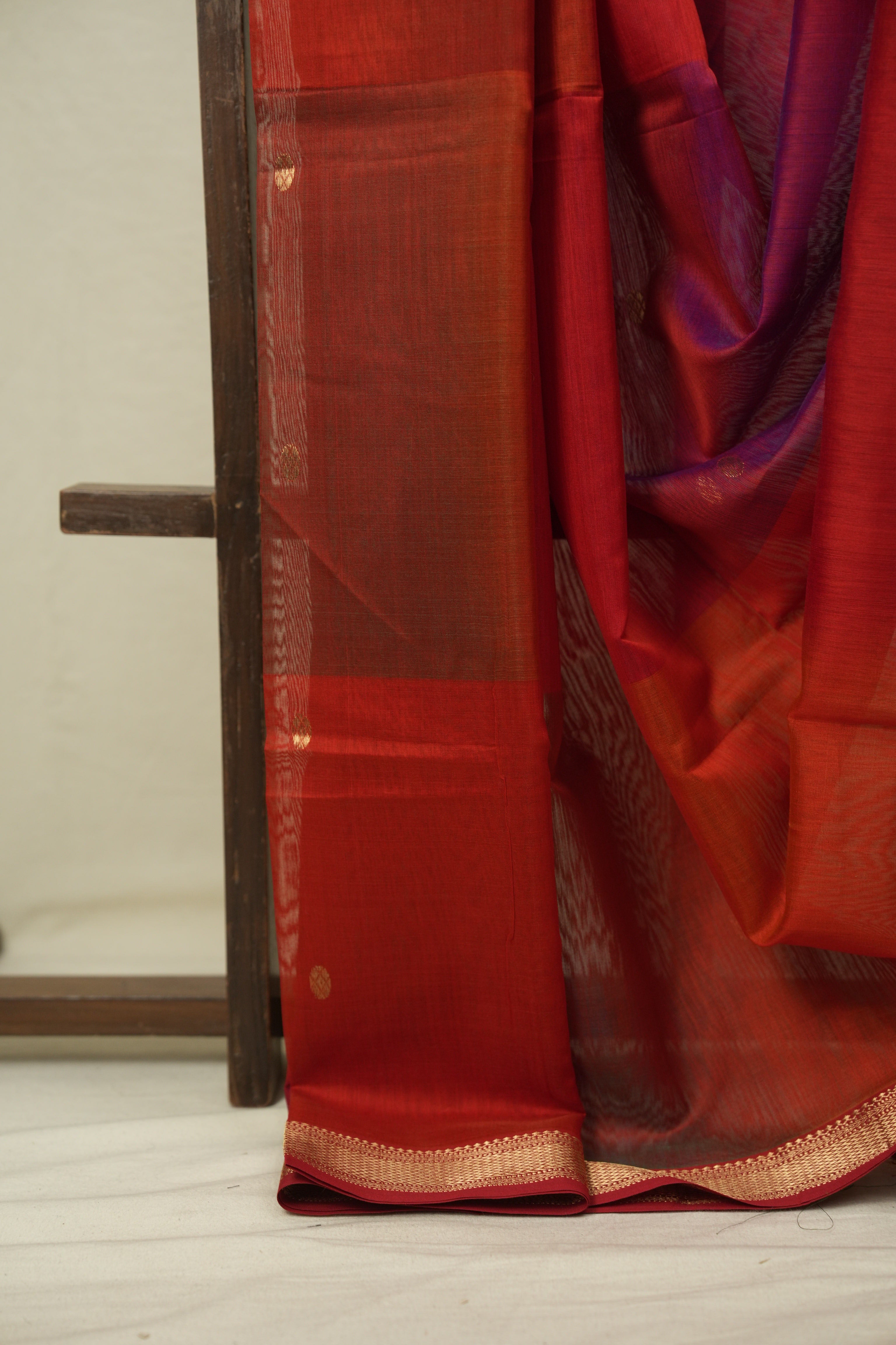Multicolour Maheshwari Saree - SRMMS1190