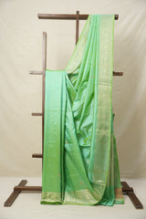 Pista Green Banarasi Silk Saree - SRPGBSS850