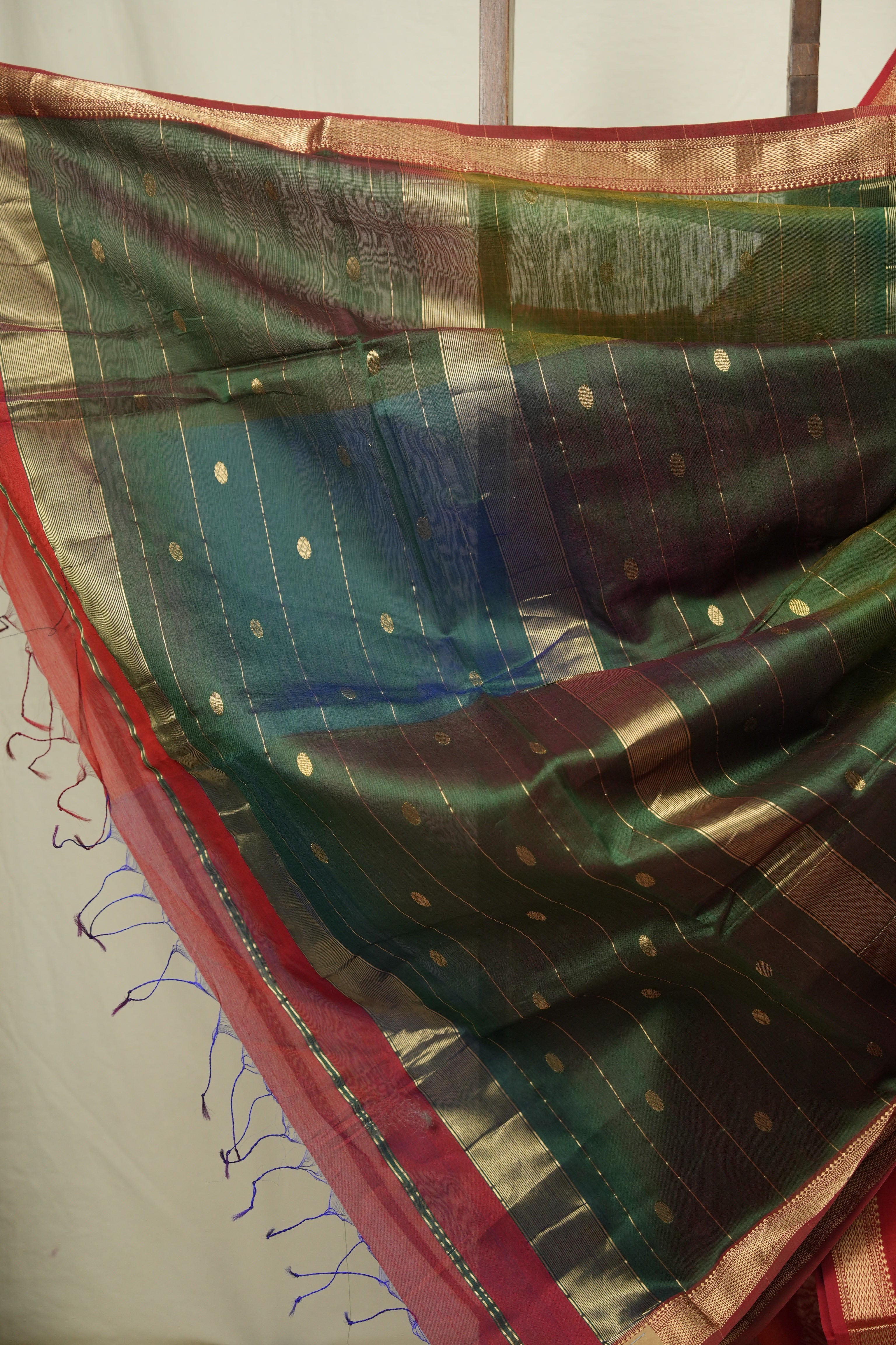 Multicolour Maheshwari Saree - SRMMS1190