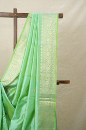 Pista Green Banarasi Silk Saree - SRPGBSS850