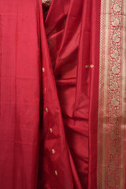 Red Banarasi Silk Saree - SRRBSS847