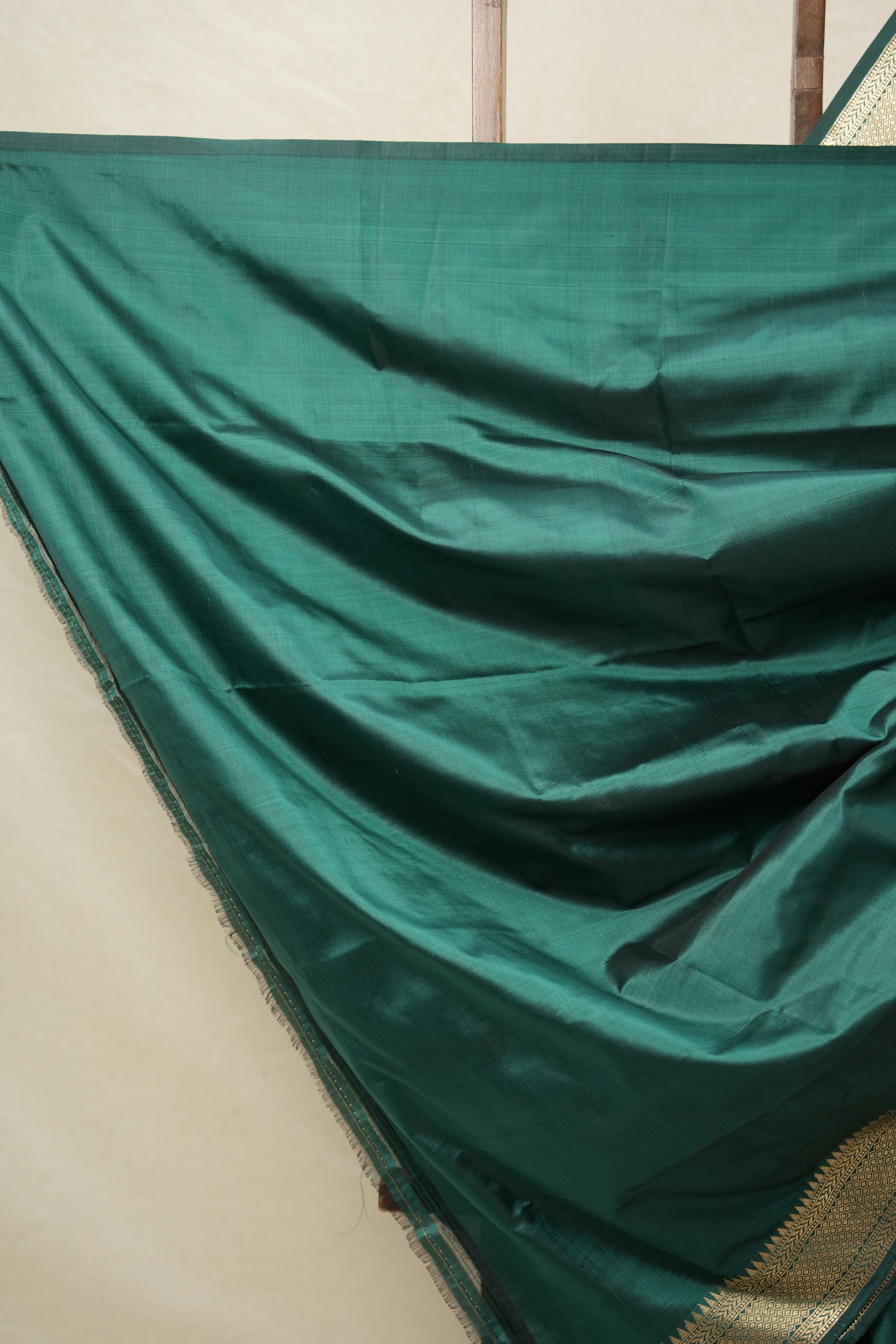 Dark Green Banarasi Silk Saree - SRDGBSS872