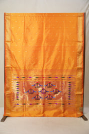 Orange Silk Paithani Saree - SROSPS624