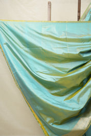 Two Tone Aqua Banarasi Silk Saree - SRTTABSS871