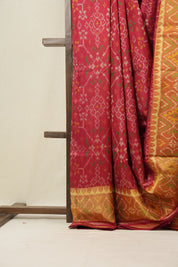Red Rajkot Patola Silk Saree-SRRRPSS343