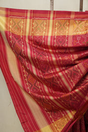 Red Rajkot Patola Silk Saree-SRRRPSS343