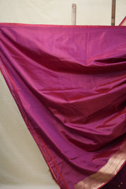 Plum Banarasi Silk Saree - SRPBSS876