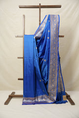 Blue Banarasi Silk Saree - SRBBSS877