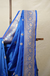 Blue Banarasi Silk Saree - SRBBSS877