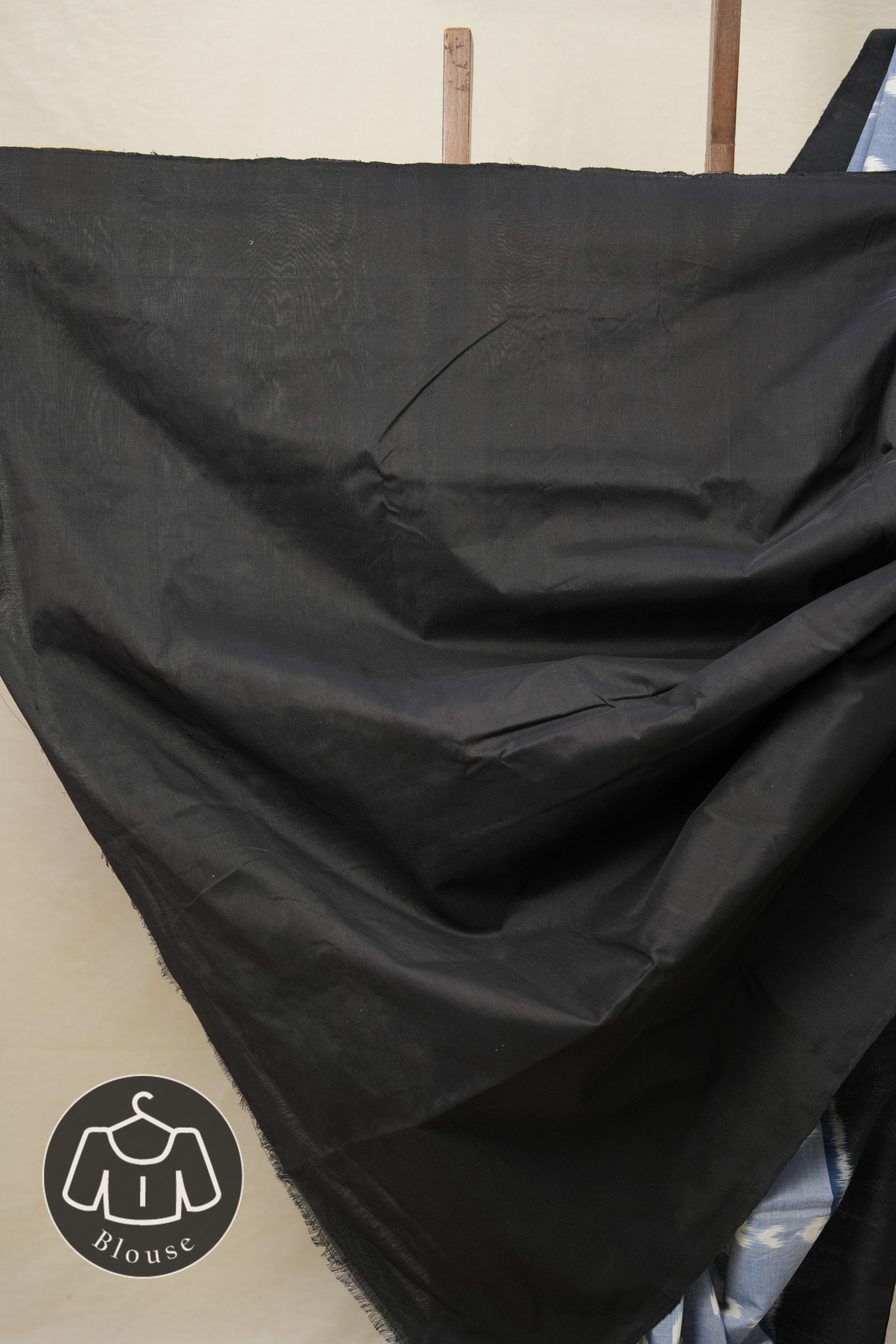 Jeans Blue Pochampalli Cotton Ikat Saree - SRJBPCIS577