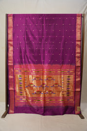 Purple Silk Paithani Saree - SRPSPS724
