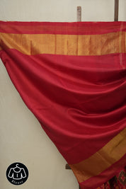 Moss Green Rajkot Patola Silk Saree - SRMGRPSS215