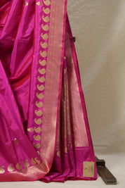 Pink Banarasi Silk Saree - SRPBSS874