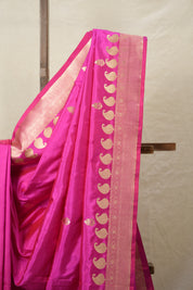 Pink Banarasi Silk Saree - SRPBSS874