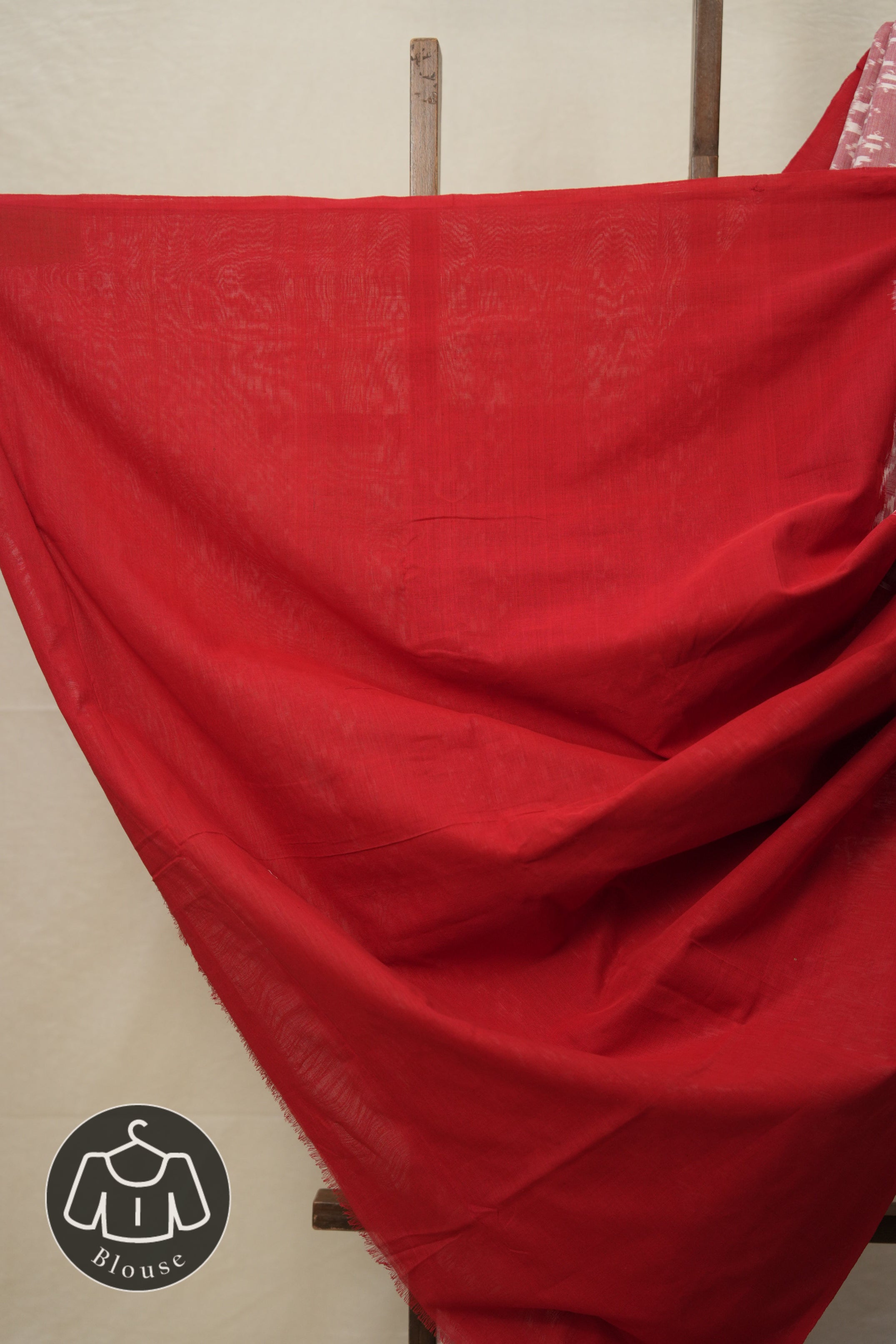 Pink White Pochampalli Cotton Ikat Saree - SRPWPCIS575