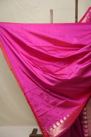 Pink Banarasi Silk Saree - SRPBSS874